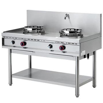Gas Wok 700 Line Range | Met Watergordijn | 2 Brander |, Verzenden