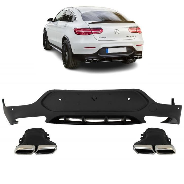 Carnamics Diffuser | Mercedes-Benz GLC-klasse Coupé© 16-19 5, Auto-onderdelen, Carrosserie, Nieuw, Verzenden