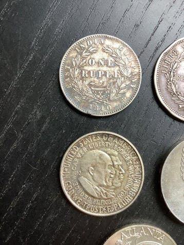 Wereld. Collection of silver coins 1840-1996 (Zonder