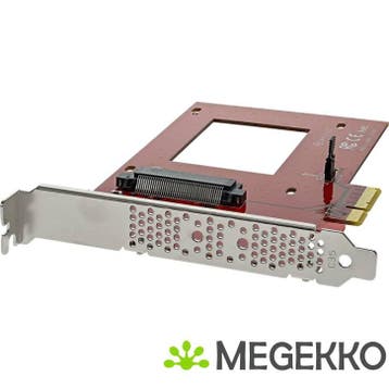 StarTech.com U.2 naar PCIe adapter voor 2.5  U.2 NVMe SSD, Verzenden, Nieuw