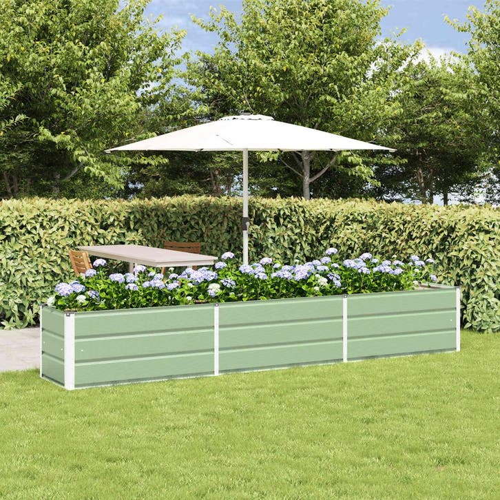 vidaXL Plantenbak Pastelgroen 290 x 50 x 45 cm Gegevens, Tuin en Terras, Bloempotten, Nieuw, Verzenden