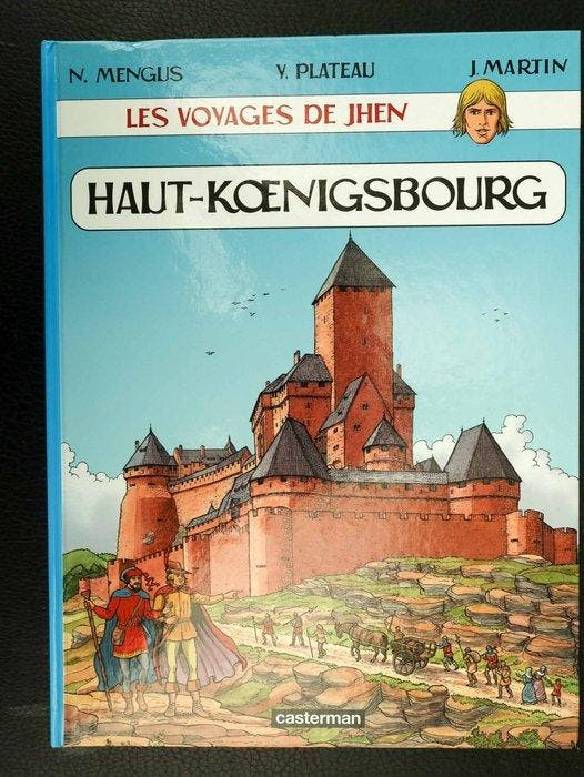 Les Voyages de Jhen - Haut-Koenigsbourg + dédicace + cachet, Boeken, Stripverhalen