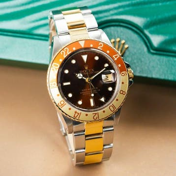 Rolex - GMT Master Root Beer Eye Of The Tiger - 16753 -, Nieuw