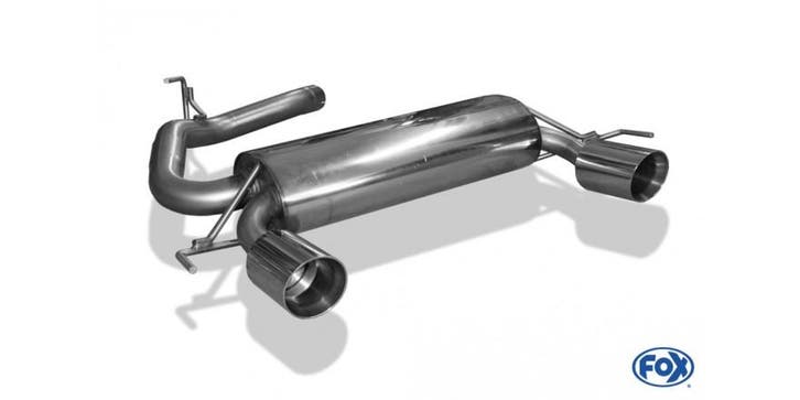 FOX Opel Corsa E OPC achterdemper cross exit rechts/links -, Autos : Pièces & Accessoires, Systèmes d'échappement, Envoi