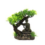 Bonsai boom met boeddhabeeld OS-292 - aquarium decoratie, Ophalen of Verzenden, Nieuw