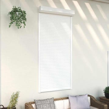 vidaXL Rolluik Wit 100 x 210 cm Aluminium en polyurethaan, Verzenden, Nieuw