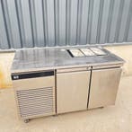 Foster RVS 2-deurs Koelwerkbank EP1/2H 280 liter 3GN bakken, Ophalen, Gebruikt, Inox Meubilair
