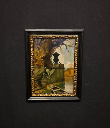 Franse school (XX) - Barca sulla senna, Antiek en Kunst