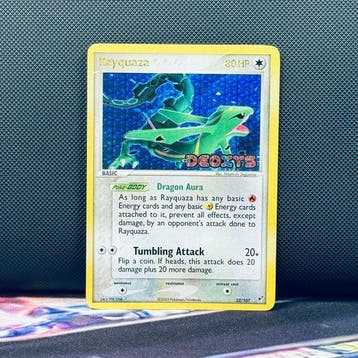 Pokémon Card - RAYQUAZA HOLO 22 REVERSE HOLO - Pokémon