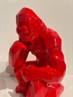 Richard Orlinski (1966) - Kong Thinker Pose (Red Edition)