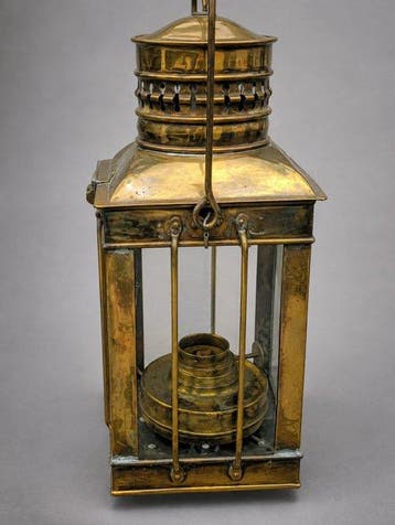 G. Moggolso London - Plafondlamp - Verguld messing