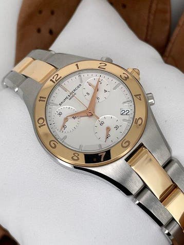 Baume & Mercier - Linea Date Chronograph 18K - M0A10016 -, Nieuw