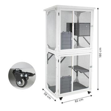 MaxxPet Kattenkooi - kattenvolière - 82x80x180cm (Dier), Ophalen of Verzenden, Nieuw