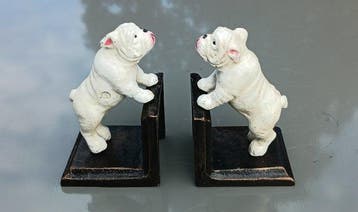 Boekensteunen - Gietijzer - Bulldog