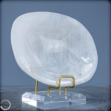 Natuurlijke heldere kwarts Crystal Bowl- 1123.21 g