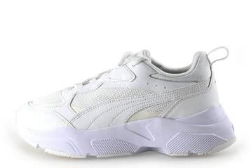 Puma Sneakers in maat 41 Wit, Puma, Verzenden, Wit, Zo goed als nieuw