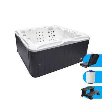 Spa Riva | 5 persoons | Jacuzzi | 210 x 210 x 90 cm, Tuin en Terras, Ophalen, Nieuw, Vast