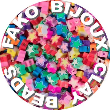 Fako Bijoux - Klei Kralen Sterretjes - Figuurkralen -, Hobby en Vrije tijd, Verzenden, Nieuw