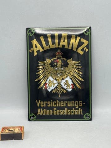 Allianz Versicherungs-Aktien-Gesellschaft – Vintage emaille