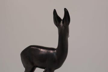 Saint Clement - Beeld, Antiloop - 23 cm - Aardewerk, Antiquités & Art