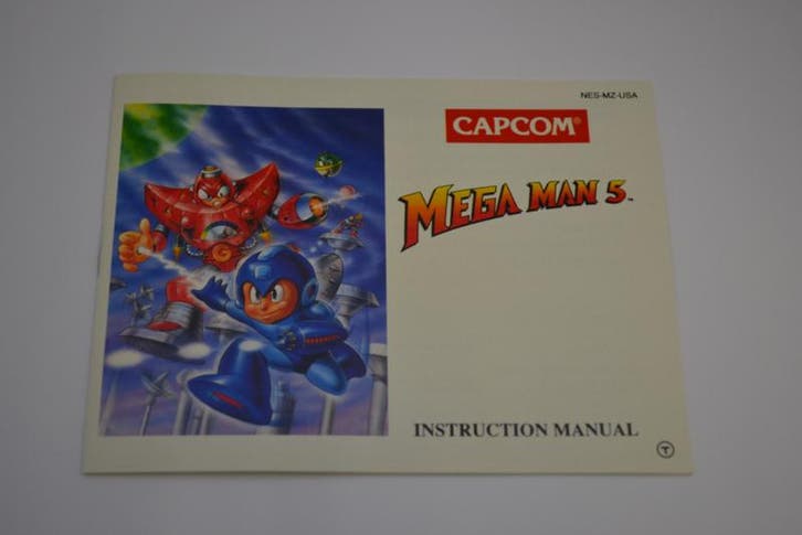 Mega Man 5 (NES USA MANUAL), Consoles de jeu & Jeux vidéo, Consoles de jeu | Nintendo Consoles | Accessoires