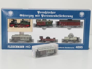 Schaal H0 Fleischmann NEW OLD STOCK COMPLETE SET 4895 en..., Ophalen of Verzenden, Locomotief