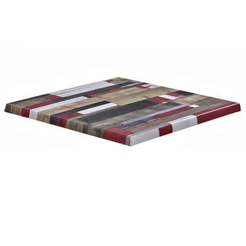Tafelblad | REDDENWOOD | Rood | In-/Outdoor |, Verzenden, Nieuw in verpakking