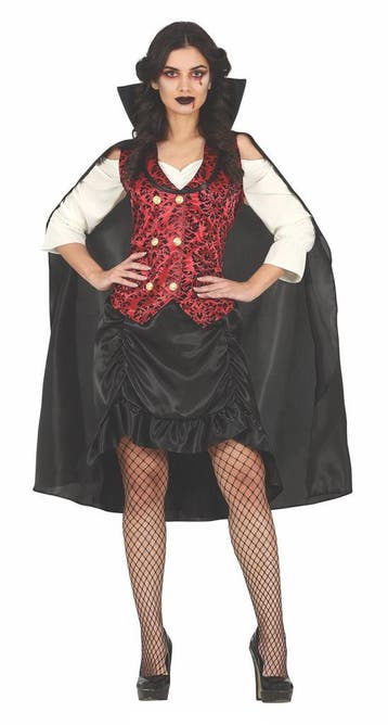 Vampier Halloween Kostuum Dames, Verzenden, Nieuw
