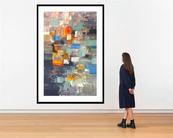 Dam Domido - Labyrinthe coloré - 150 x 94 cm
