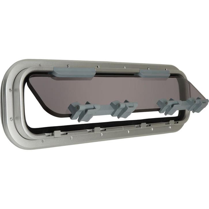 Patrijspoort Aluminium Rechthoekig 649x193mm, Watersport en Boten, Bootonderdelen, Nieuw, Ophalen of Verzenden