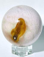 Pastel Harmony – Sphère daméthyste rose naturelle avec