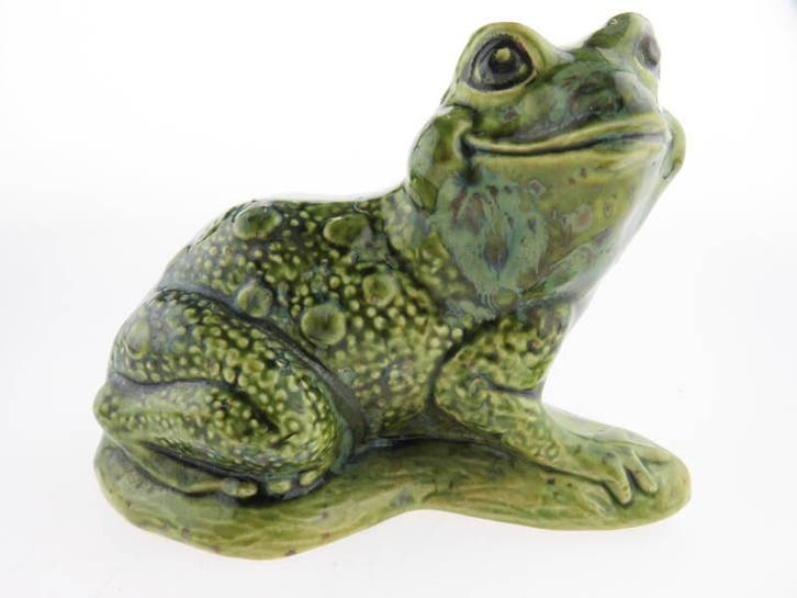 Kikker van keramiek, Huis en Inrichting, Woonaccessoires | Overige, Gebruikt, Verzenden