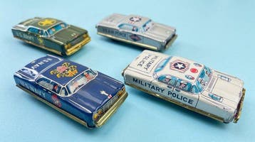 Nakamura/PayVa - Lot met 12 blikfrictieautos - Opwindbaar