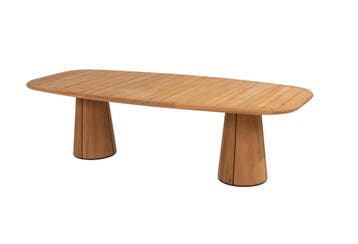 Taste by 4 Seasons Capri teak low tuintafel barrel met, Nieuw