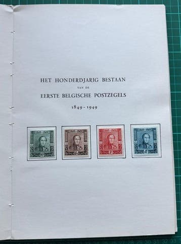 100 ans des premiers timbres belges - Livre spécial avec la