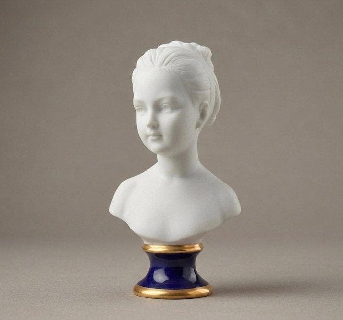 Capodimonte - Figurine - Pair of signed porcelain busts by, Antiek en Kunst, Curiosa en Brocante