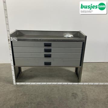 Aluca bedrijfswageninrichting 1225x420x950mm (3229), Verzenden, Gebruikt