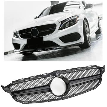 Grill Sport grille 360° past op Mercedes W205 pre-facelift z, Verzenden, Nieuw