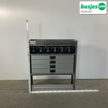 Aluca bedrijfswageninrichting 1010x320x1150mm (3154), Verzenden, Gebruikt