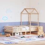 vidaXL Bedframe met huisje massief grenenhout 75x190 cm, Verzenden, Nieuw