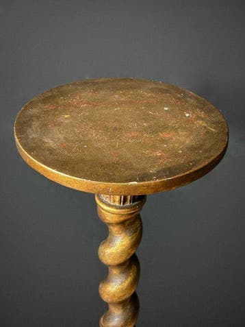Zuilvormig houtsnijwerk, Colonna a Torciglione - 100 cm -, Antiek en Kunst