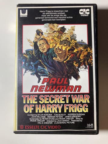 THE SECRET WAR OF HARRY FRIGG (EX RENTAL) (VHS), Gebruikt