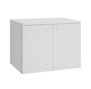 Wastafelkast Orlando 60 x 44 x 46 cm Wit Badkamerkast, Verzenden, Nieuw