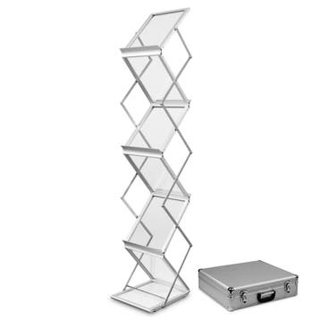 Folderstandaard | MONTANA | Staal/Aluminium | Zilvergrijs |, Verzenden, Nieuw in verpakking