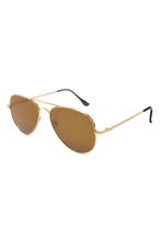 Zonnebril Avator Heren Goud Montuur Bruine Glazen Gouden Pil, Handtassen en Accessoires, Ophalen of Verzenden, Nieuw, Bruin
