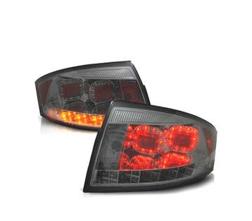 FEUX ARRIÈRE POUR AUDI TT 98-05 LED FOND CHROMÉ FUMÉ, Verzenden