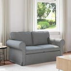 vidaXL bank / zetel Lichtgrijs 155 x 82 x 80 cm Stof, Verzenden