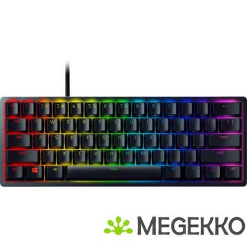 Razer Huntsman Mini Zwart - Razer Linear Red, Informatique & Logiciels, Verzenden