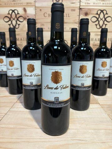 2019 Lions de Fabre - Margaux - 12 Bouteilles (0,75 L), Nieuw