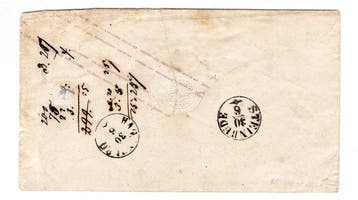 Thurn et Taxis 1859 - Supplément daffranchissement sur une